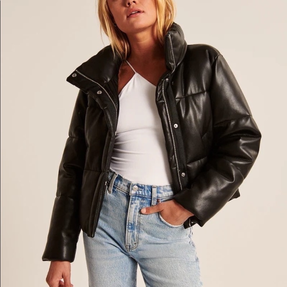 Vegan Leather Puffer